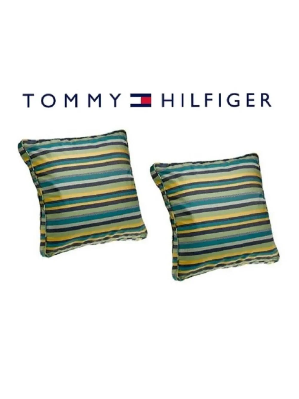 2 brand new Tommy Hilfiger DHARMA European EURO Pillow Shams